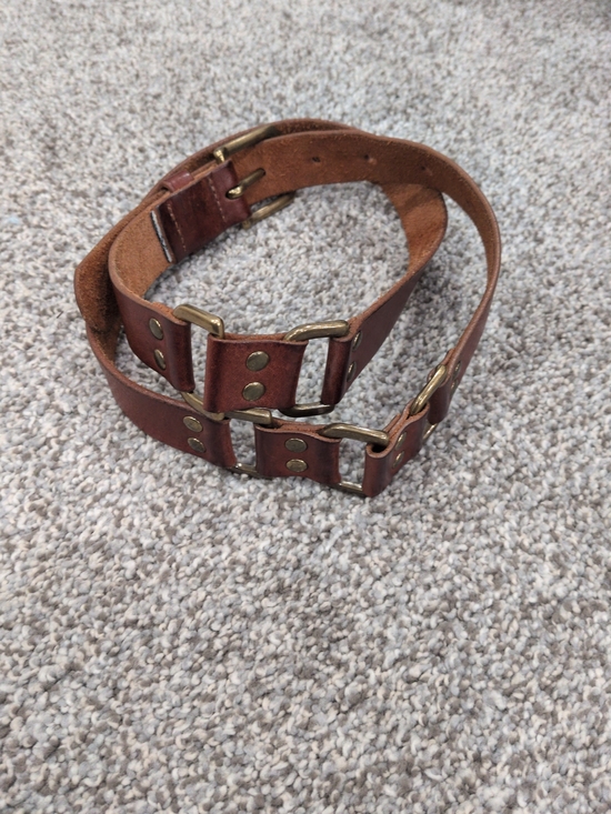 J. Crew Accessories - J.Crew Women's Italian Leather Belt Size M Brown Western Boho Equestrian Cinch